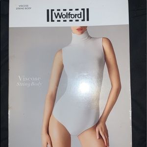 A wolford string bodysuit!! Mint green icy